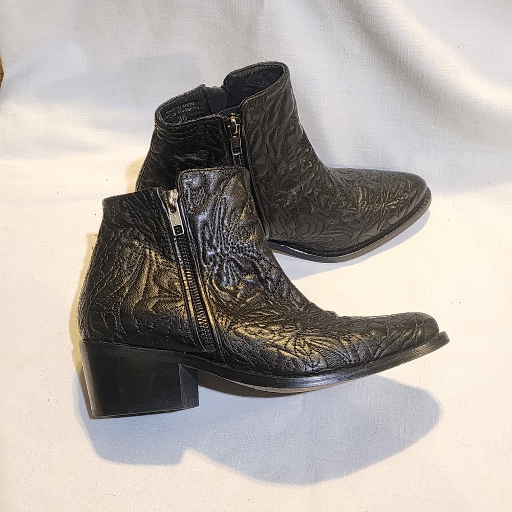 Free People vegan leather boots booties 36 - Picture 2 of 12